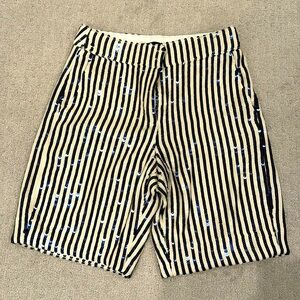 Brand new J.Crew striped sequined shorts